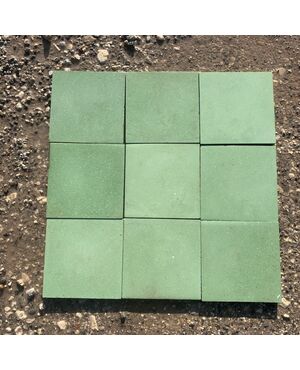 Cementina tinta unita verde 