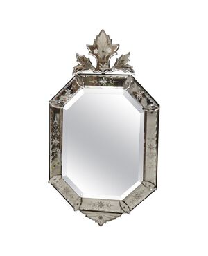 refined mirror of early 20th century Murano. PRICE NEGOTIABLE     