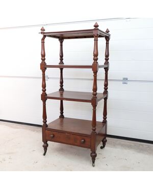 Etagere with 4 shelves and drawer     