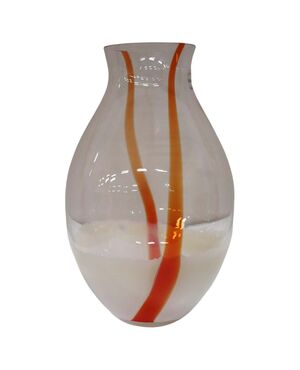 Grande vaso in vetro di Murano design anni '80 di Carlo Nason PREZZO TRATTABILE