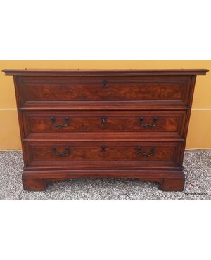Canterano chest of drawers with Emiliano flap inlaid     
