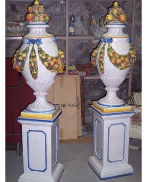 Pair of large vases based