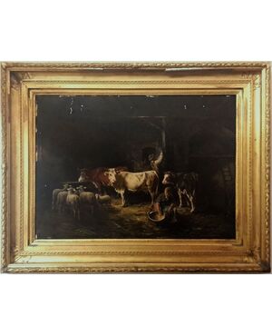 French signed painting