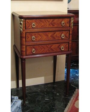 Bedside table / cabinet in mahogany early 1900