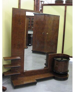 Toilet with mirror. Vintage 1930s Italian Deco Cod. 3869
