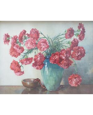 Carnations Watercolor     