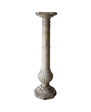 Colonna antica in marmo giallo metà sec. XIX PREZZO TRATTABILE