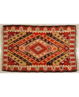 Turkish Antique Kilim Sivas from Private Collection     