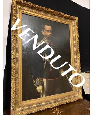 Dipinto Umberto I di Savoia