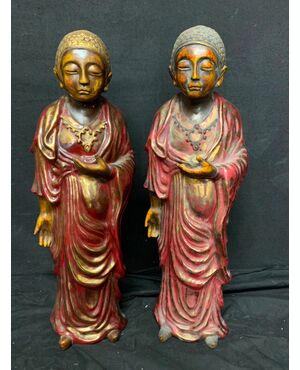 Statue Buddha in ceramica