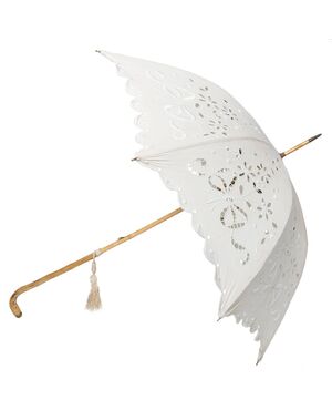Elegante parasole francese in tessuto ricamato