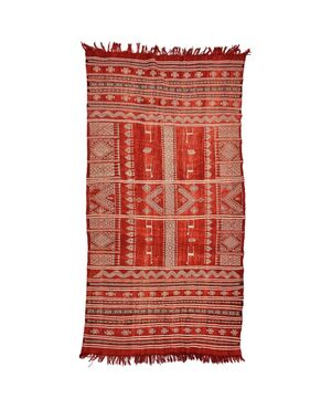 Rare antique Tunisian carpet-fabric     