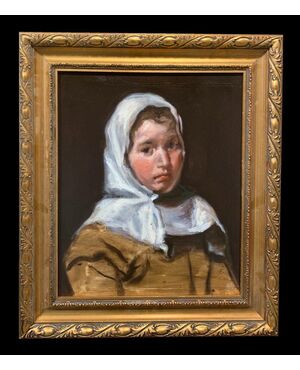 Contemporary Spanish School - Young Girl Portrait