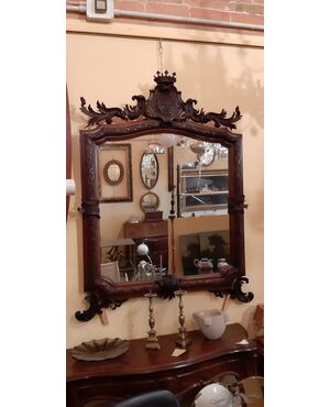Carved mirror...