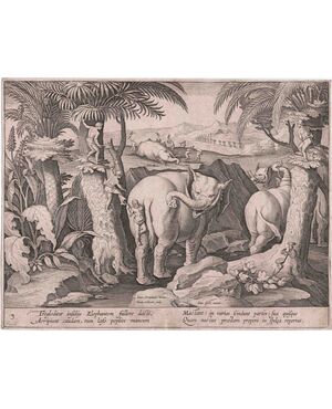 “I Trogloditi attaccano gli elefanti”