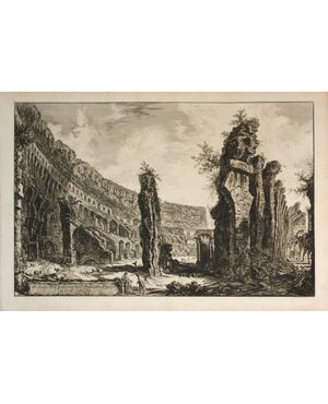 “Veduta dell’interno dell’Anfiteatro Flavio detto il Colosseo”