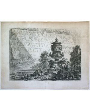 “Vedute di Roma disegnate ed incise..” (titolo della serie)