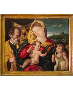 Madonna con Bambino, S Giuseppe e S Giovannino.