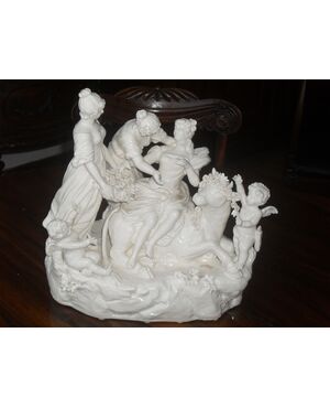 Capodimonte ceramic statue     