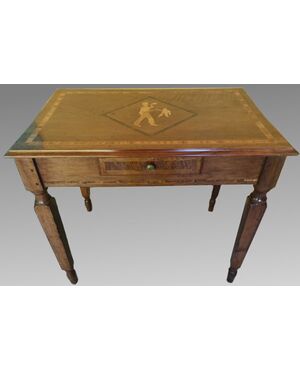 Louis XVI table inlaid Rolo     