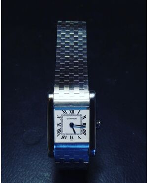 Cartier Tank Normale White Gold with Original Cartier White Gold Bracelet