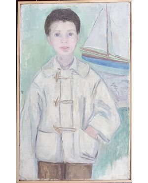 Child with boat     