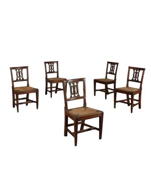 Group of five Neoclassical Chairs     