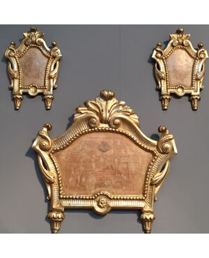 Triptych of Neoclassical cartaglories