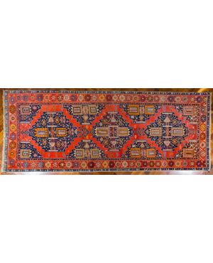 Tappeto antico Karabagh caucasico in lana