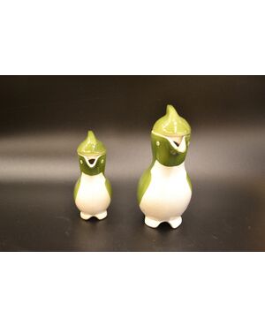 Coppia teiere a forma di pinguino