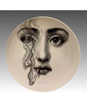 FORNASETTI, Theme and Variations series plate, decorated porcelain     
