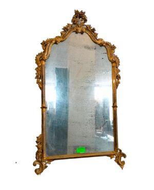 Specchiera dorata Napoleone III