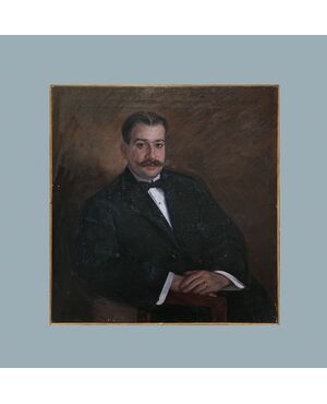 Scuola spagnola (inizio XX secolo) - Ritratto maschile