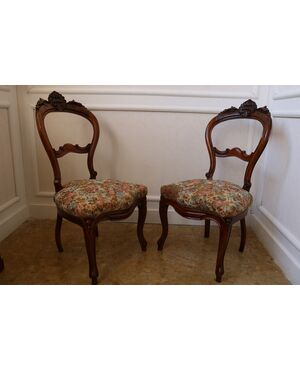 Pair of Louis Philippe chairs     