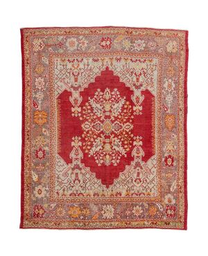 Antico tappeto turco Ushak di grandi dimensioni  (940)