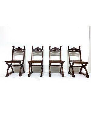 19th century chairs - 4 pcs     