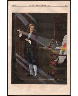 Newton investigating light
