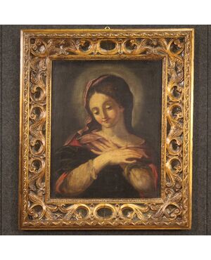Religious painting Madonna from 17th century
