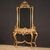 Grande console con specchiera in stile Luigi XV