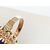1950s style rings in 14 kt gold with ros...