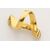 Anello firmato in oro da mignolo - G/412 -