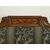 Sofa in carved and inlaid walnut, Piedmont, early 19th century, Charles X period     