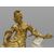 Coppia di sculture in bronzo dorato su base in marmo raffiguranti figure cinesi, Francia, XVIII secolo
