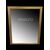 Large mirror of 700, lacquered and gilded     