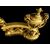 Coppia di alari da camino in bronzo dorato, Francia fine XVIII secolo 