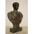 Antico busto in pietra scolpita raffigurante imperatore romano, XVII secolo  