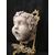 Graziosa Bocca da Fontana - Volto di Putto - 20 x 13 cm - Marmo d'Istria - 19° secolo