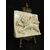 Elegante Leone di San Marco in Bassorilievo - 34 x 28 cm - Marmo di Carrara - xx secolo - Venezia
