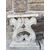 Coppia di piccole basi da tavolo - Marmo Biancone di Asiago - 19° secolo - Venezia