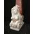 Bellissima coppia di Obelischi in marmo rosso Francia con base in Carrara - H 64 cm - Venezia